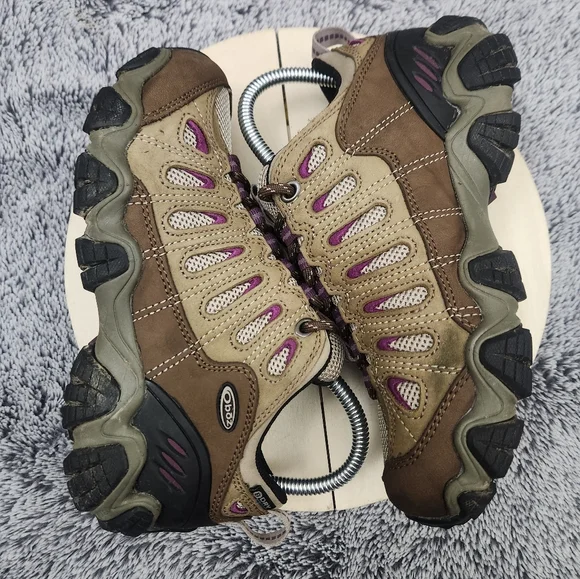 Oboz Sawtooth II Brown Hiking Low Top Boots Women's Size 6.5 - Picture 5 of 9
